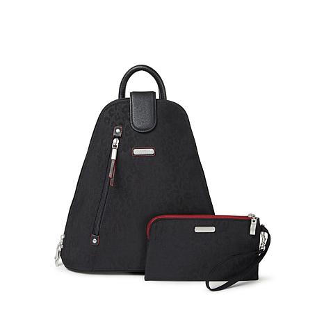 Baggallini Metro Backpack with Removable RFID Wristlet | HSN display picture 1