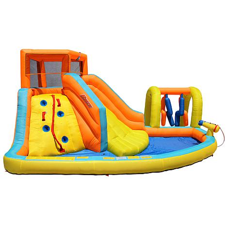 Banzai Inflatable Summit Splash Adventure Water Park - Climbing Wall