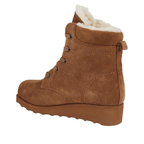 Bearpaw phoebe suede sheepskin hiker boot Clearance