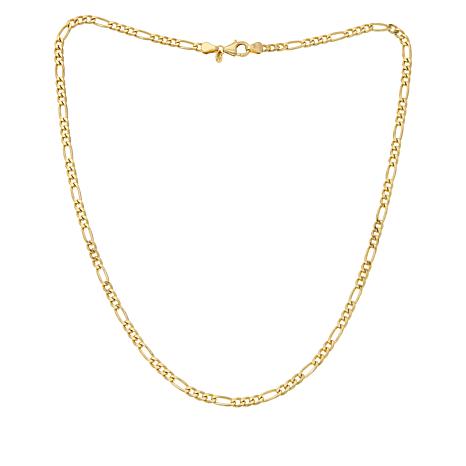 Bellezza Bronze Figaro Chain Necklace - 10086088 | HSN