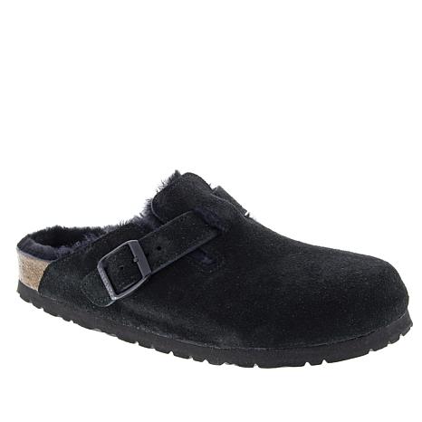 birkenstock boston clog shearling