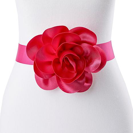 C. Wonder by by Christian Siriano Flower Belt 22344838 HSN