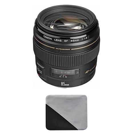 Canon EF 85mm f/1.8 USM Lens Bundle