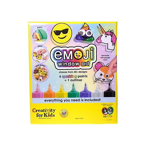 Creativity For Kids Emoji Window Art - 20207452