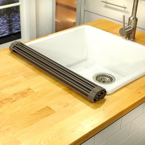 Curtis Stone Roll Up 2 In 1 Drying Rack Trivet 8132778 Hsn