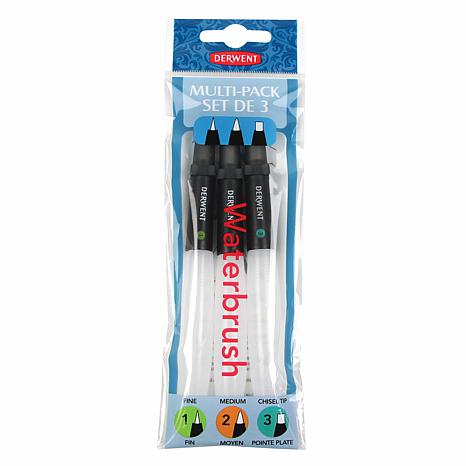 Derwent Waterbrush Multi-Pack - Set of 3