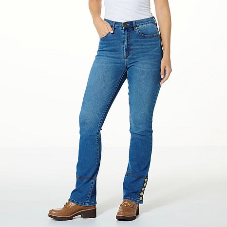 DG2 by Diane Gilman Virtual Stretch Denim Baby Bootcut Jean - 21159303 ...