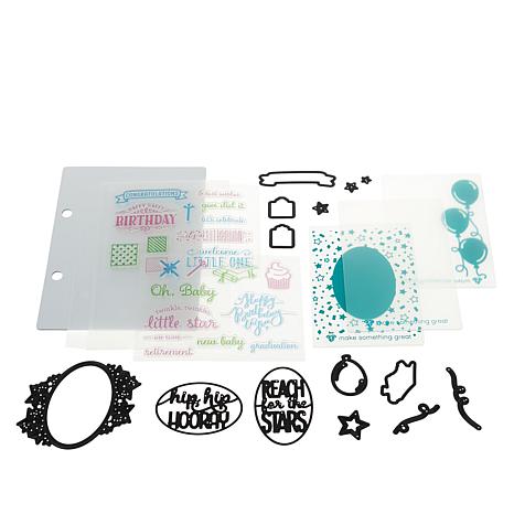 Diamond Press Occasions Stamp and Die Kit