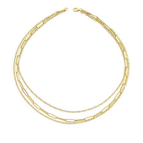 Dieci 10K Gold Multi-Chain Necklace - 20598779 | HSN