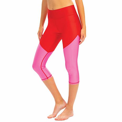 high waisted swim capris
