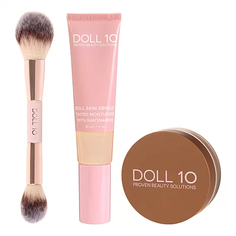 Doll 10 Sunkissed and Glow 3pc Collection Light/Medium Auto-Ship® | HSN