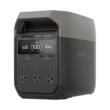 EcoFlow Delta 3 Power Station with Solar Panel & Folding Wagon Option