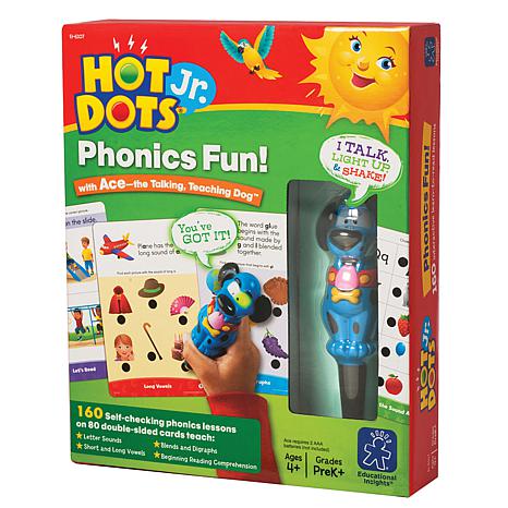 Educational Insights Hot Dots Jr. Phonics Fun Set with Ace Pen