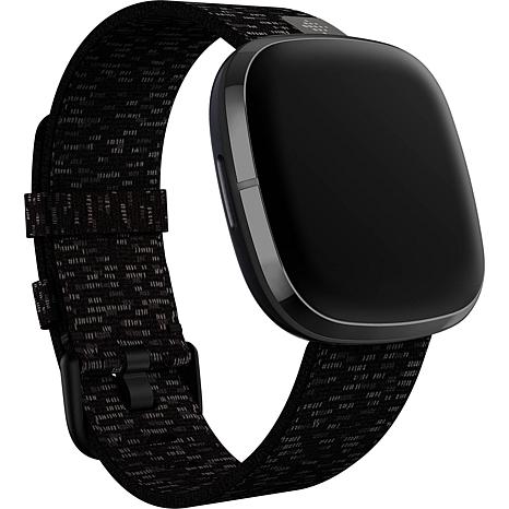 charcoal woven fitbit versa