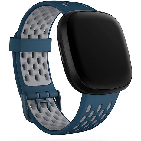 FitBit Versa 3 Sense Sport Band Large Sapphire HSN