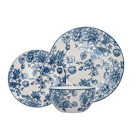 Godinger English Garden Porcelain 12-Pc Dinnerware Set, Service For 4 - 20036995 | HSN