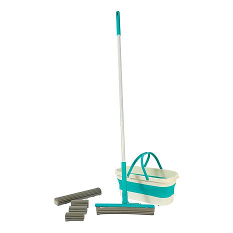 HandiMop 6-Piece Cleaning Kit with Rolling Bucket
