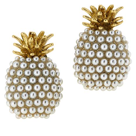 gucci pineapple earrings