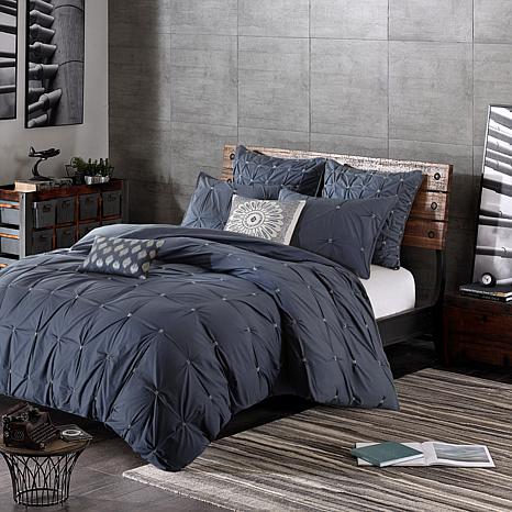 navy comforter full