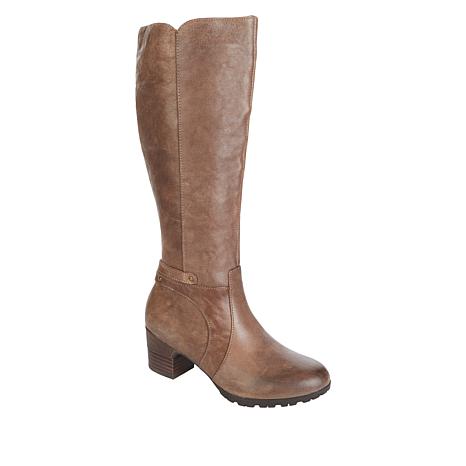 long tan boots wide calf