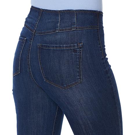 pull on high rise jeans