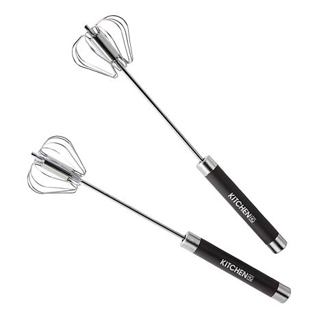 Prepology Set of (2) 10 and 12 Wire Push Whisks 