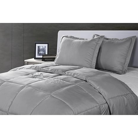 Stayclean Bacteria Inhibiting Diamond Stitch Comforter Set - On