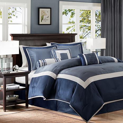 Madison Park Genevieve 7-Piece Comforter Set - Queen - 20636167 | HSN