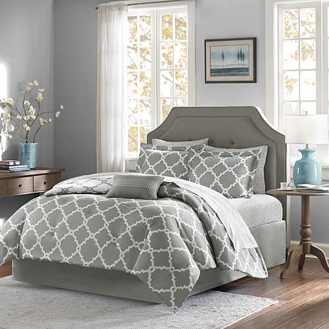 Madison Park Essentials Merritt 9-Piece Reversible Comforter and