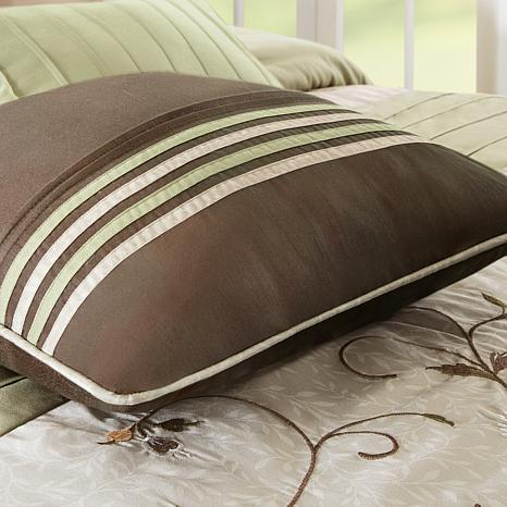 Madison Park Serene 7 Piece Comforter Set King Green 8454599 Hsn