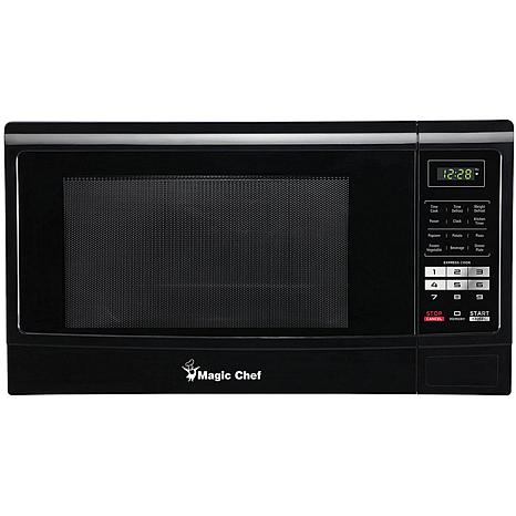 MAGIC CHEF 1000-Watt Countertop Microwave Oven - Silver, 1.1 cu ft