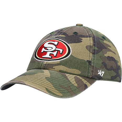 47 Men's San Francisco 49ers Clean Up Black Adjustable Hat