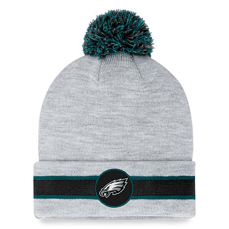 Men's Fanatics Branded Heather Gray Philadelphia Eagles Cuffed Knit Hat with Pom