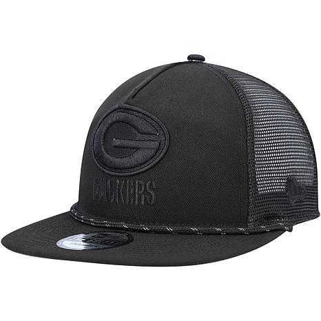 KTZ Black Green Bay Packers Illumination Golfer Snapback Trucker Hat for  Men