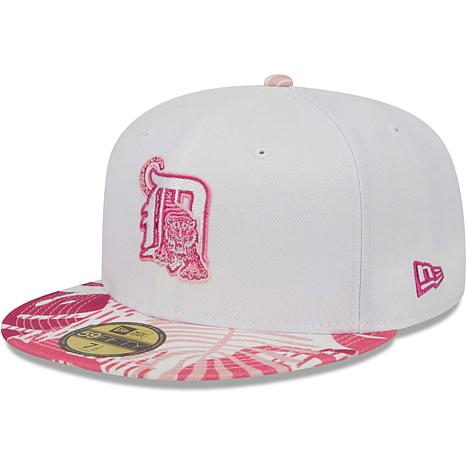 Men's New Era White/Pink Los Angeles Dodgers Flamingo 59FIFTY Fitted Hat