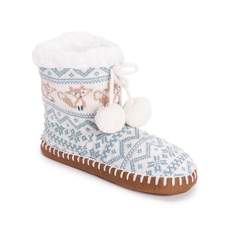 muk luks bootie slippers women's