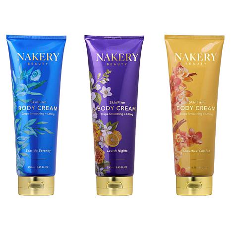 $34.95, Was $44, 20% Off! Nakery Beauty 3-piece SkinFirm Body Cream Collection dealfomo