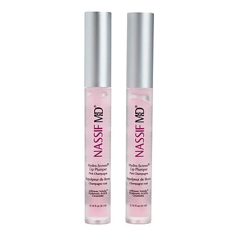 NassifMD 2-pack Pink Champagne Hydro-Screen for Lips Lip Plumper