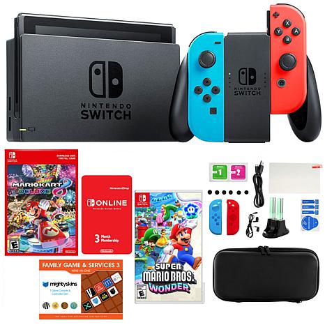 Nintendo Switch V2 Neon Mario Kart 8 Seminovo Garantia E Nf