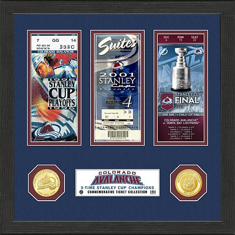 Avalanche 3X Stanley Cup Champ Luggage Tag