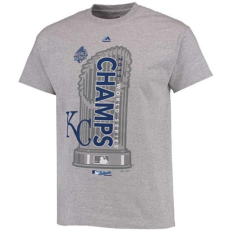 Mens XL Kansas City KC ROYALS 2015 T-Shirt World Series Champions MLB