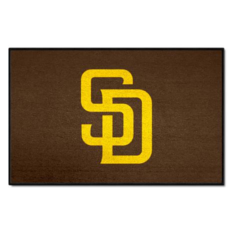 Officially Licensed MLB San Diego Padres Retro Collection Rug- 19 x 30