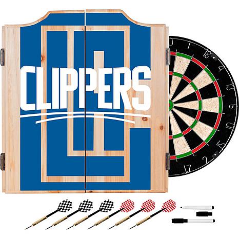 Officially Licensed NBA Dart Cabinet Set - Fade - Los Angeles Clippers