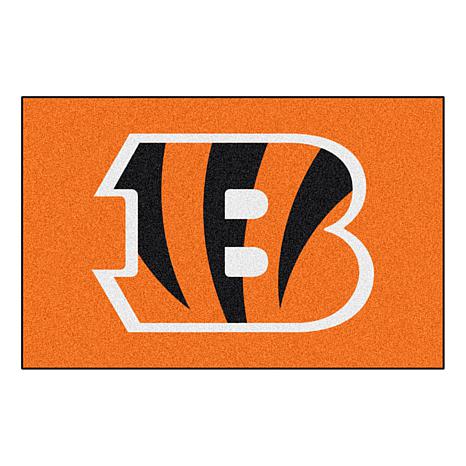 Officially Licensed NFL 19 x 30 Rug - Cincinnati Bengals