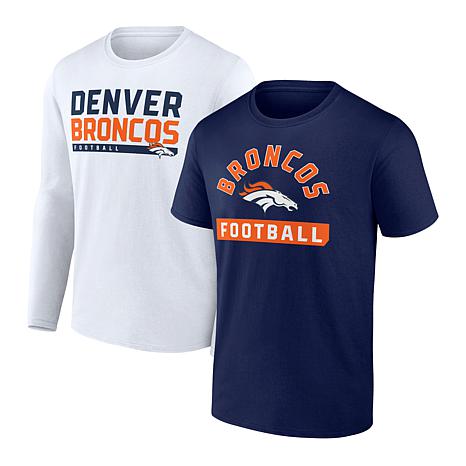 Officially Licensed NFL 3-in-1 Schedule T-Shirt Combo 2pk by Fanatics -  Broncos