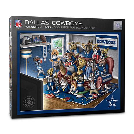 Officially Licensed NFL Wooden Retro Series Puzzle - Dallas Cowboys