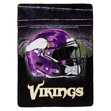 Northwest NFL Minnesota Vikings Unisex-Adult Woven Tapestry Throw Blanket,  48 x 60, Home Field Advantage