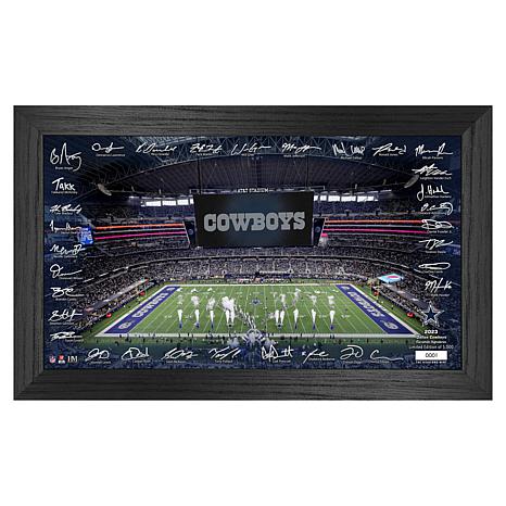 Dallas Cowboys Framed Hall Of Fame Players Laser Etched Autographs w/  Pictures