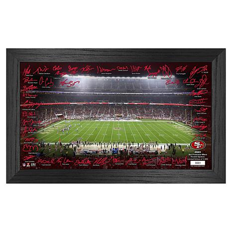 Atlanta Falcons First Game Mercedes-Benz Stadium Framed Panoramic Picture