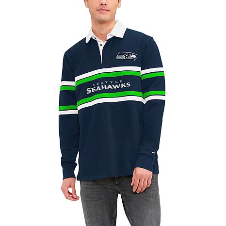 Tommy Hilfiger Men's White, College Navy Seattle Seahawks The